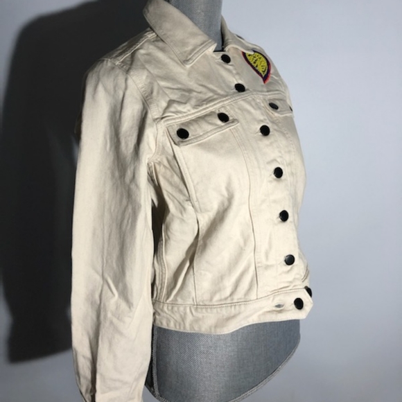 Anthropologie Embroidered Heart Denim Jacket - Picture 6 of 6